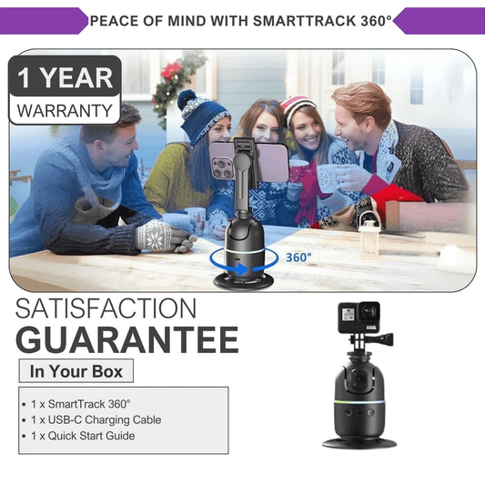 Wirenoso - Smart 360° Auto Face Tracking Tripod