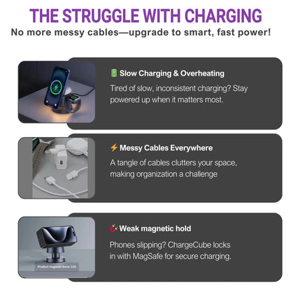 Wirenoso - MagDock Pro 4-in-1 Charging Station