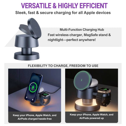 Wirenoso - MagDock Pro 4-in-1 Charging Station
