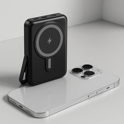 Magnetic Power Bank – 10000mAh Wireless Portable Charger