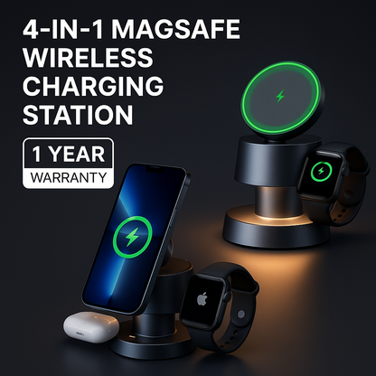 Wirenoso - MagDock Pro 4-in-1 Charging Station